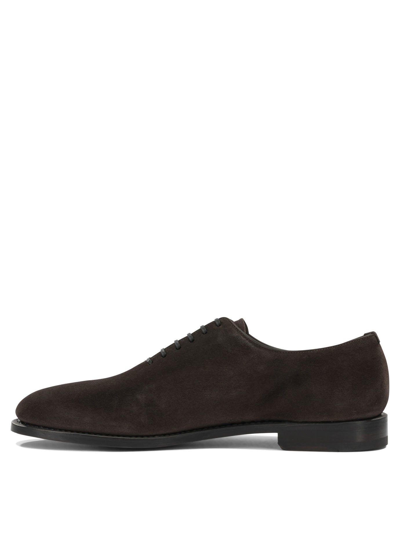 Suede leather Oxford Lace-Up shoes