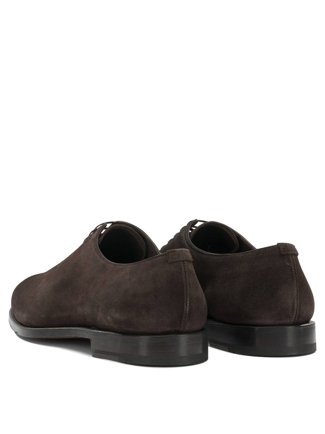 Suede leather Oxford Lace-Up shoes