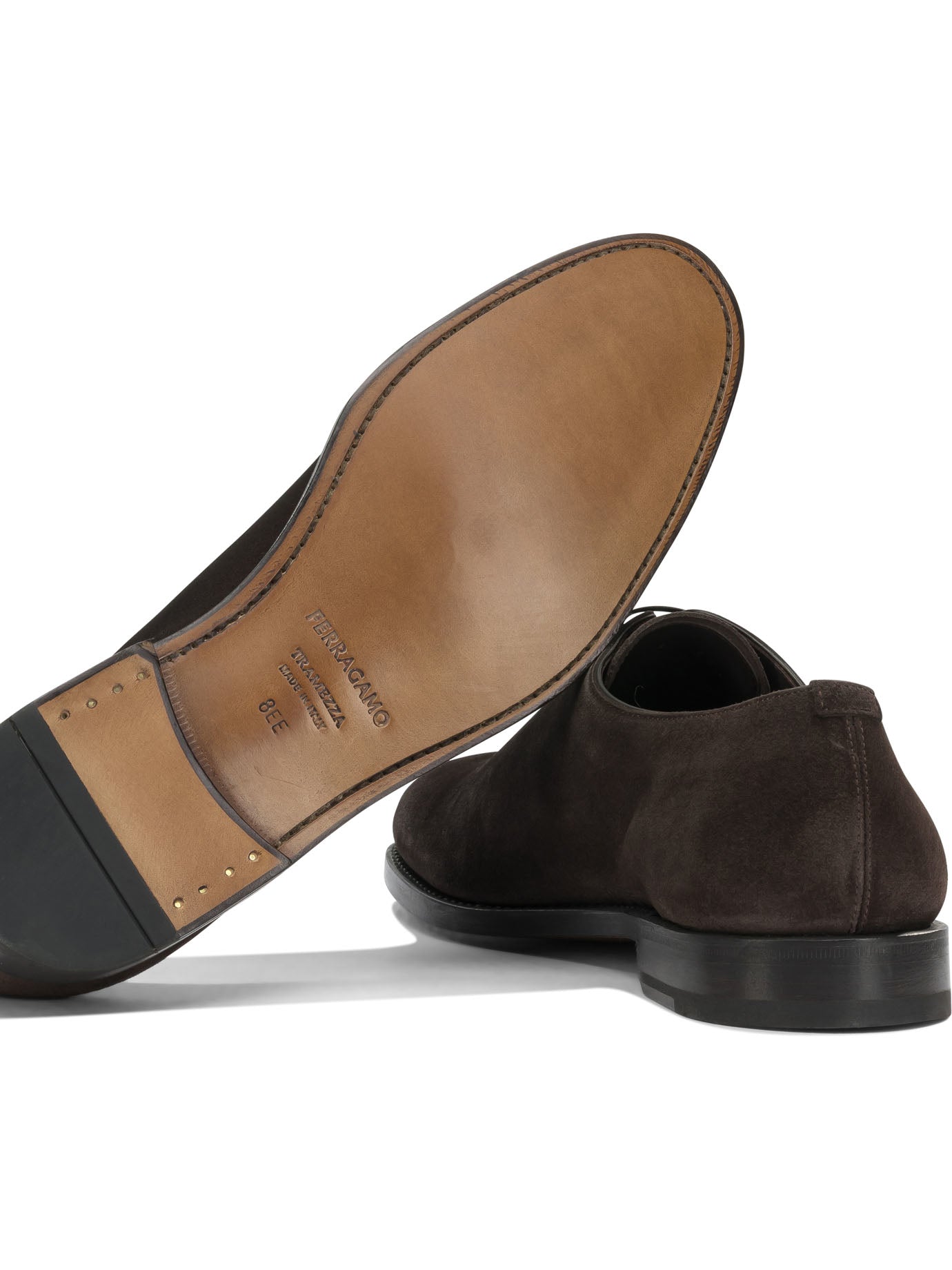 Suede leather Oxford Lace-Up shoes