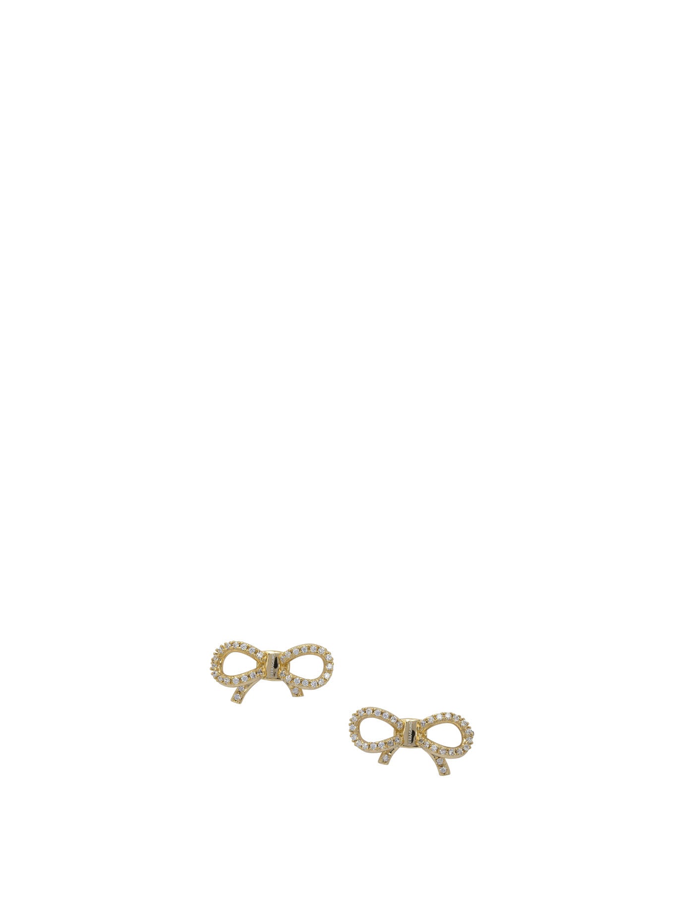 Bow earrings with rhinestones Jewels