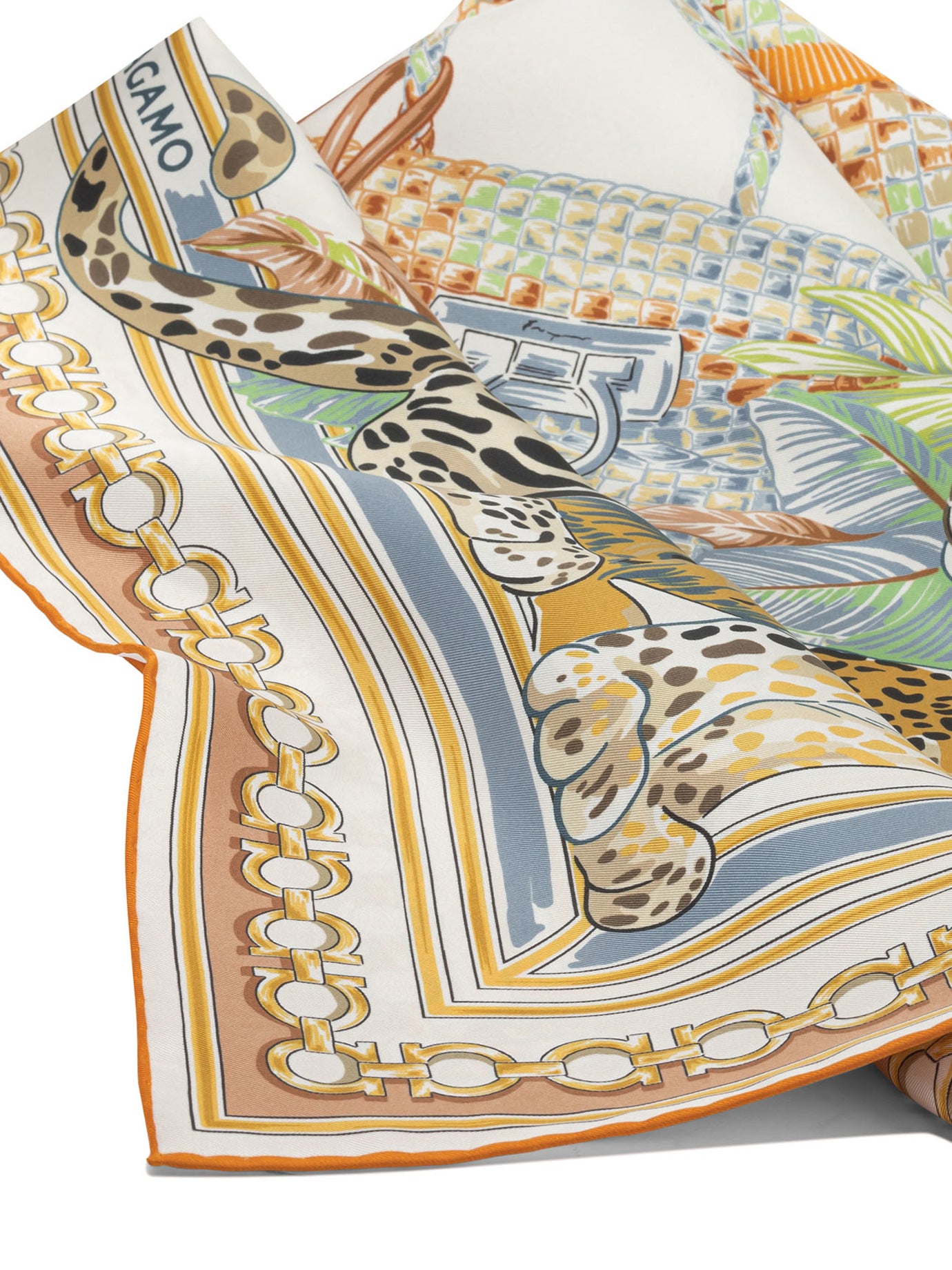 "Feline" Silk Scarf Sciarpe & Foulard