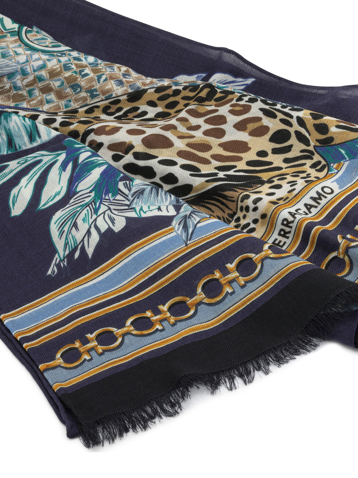 "Felini" Fringed Scarf Sciarpe & Foulard