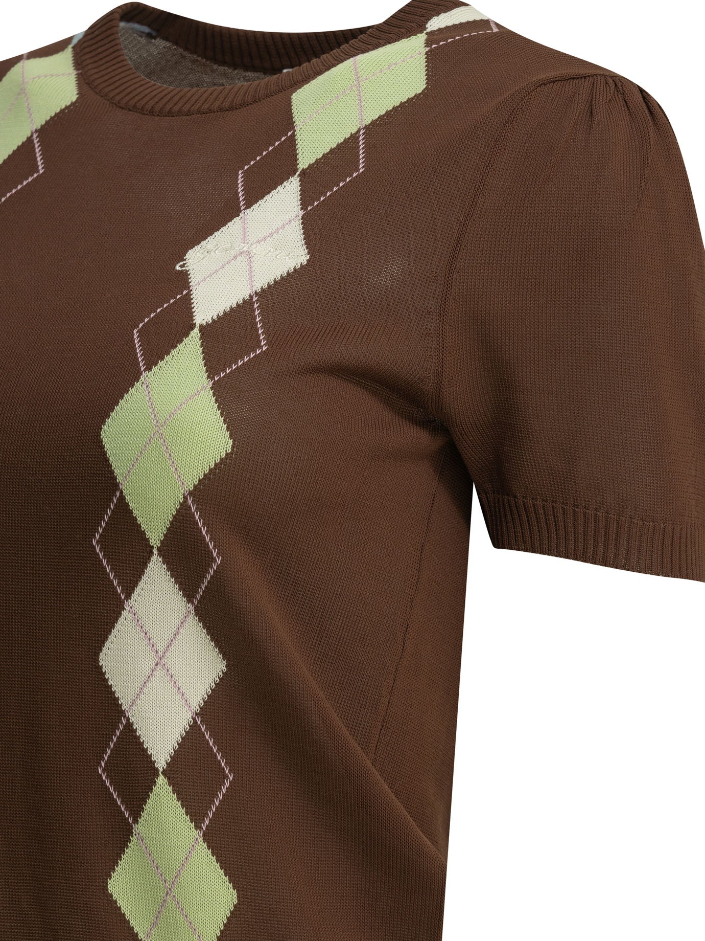 "Argyle" crewneck sweater Knitwear