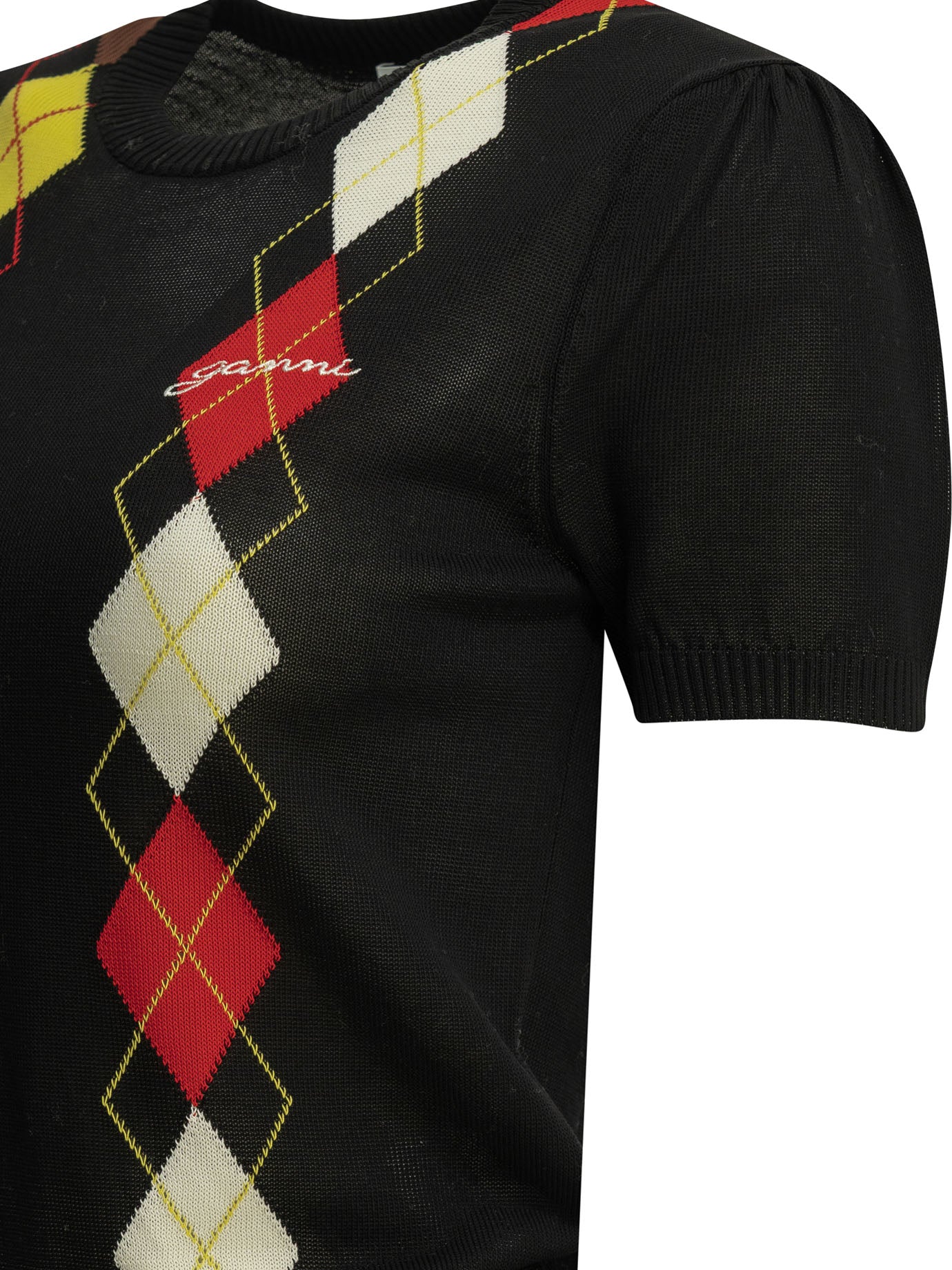 "Argyle" crewneck sweater Knitwear