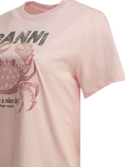 "Crab" crewneck T-shirt T-shirts