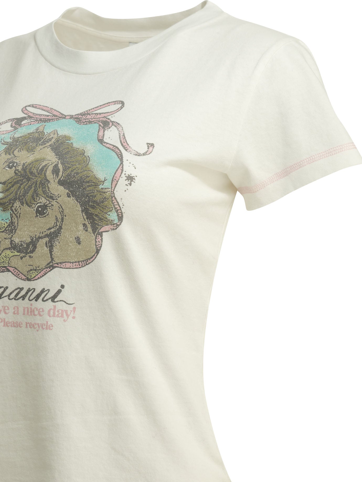 "Qixi" Crew-Neck T-Shirt T-shirts