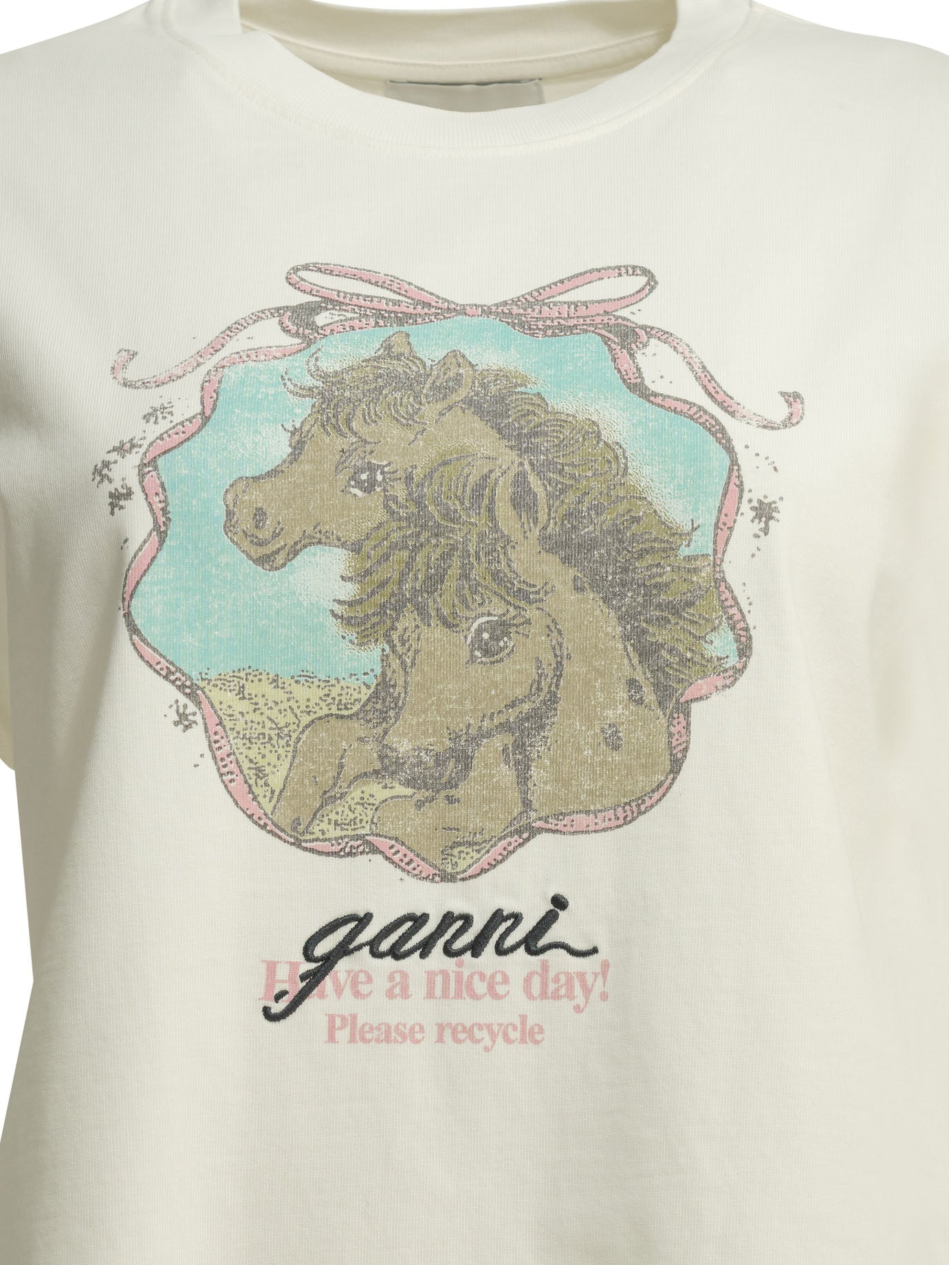 "Qixi" Crew-Neck T-Shirt T-shirts