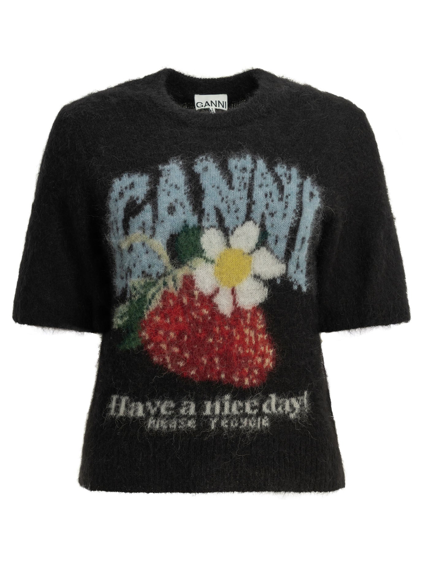 "Strawberry" Crew-neck sweater Knitwear