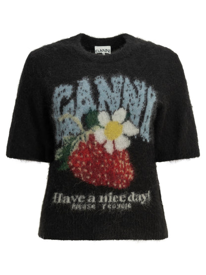 "Strawberry" Crew-neck sweater Knitwear