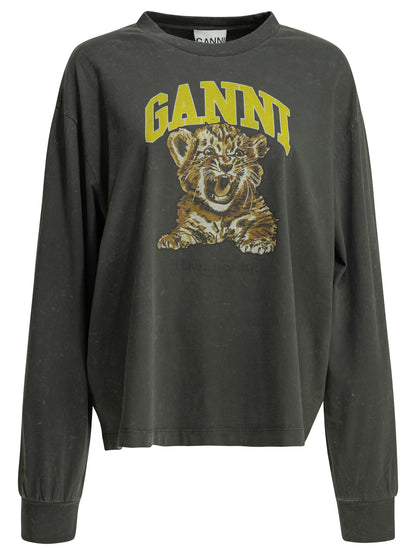 "Tiger" crewneck T-shirt T-shirts