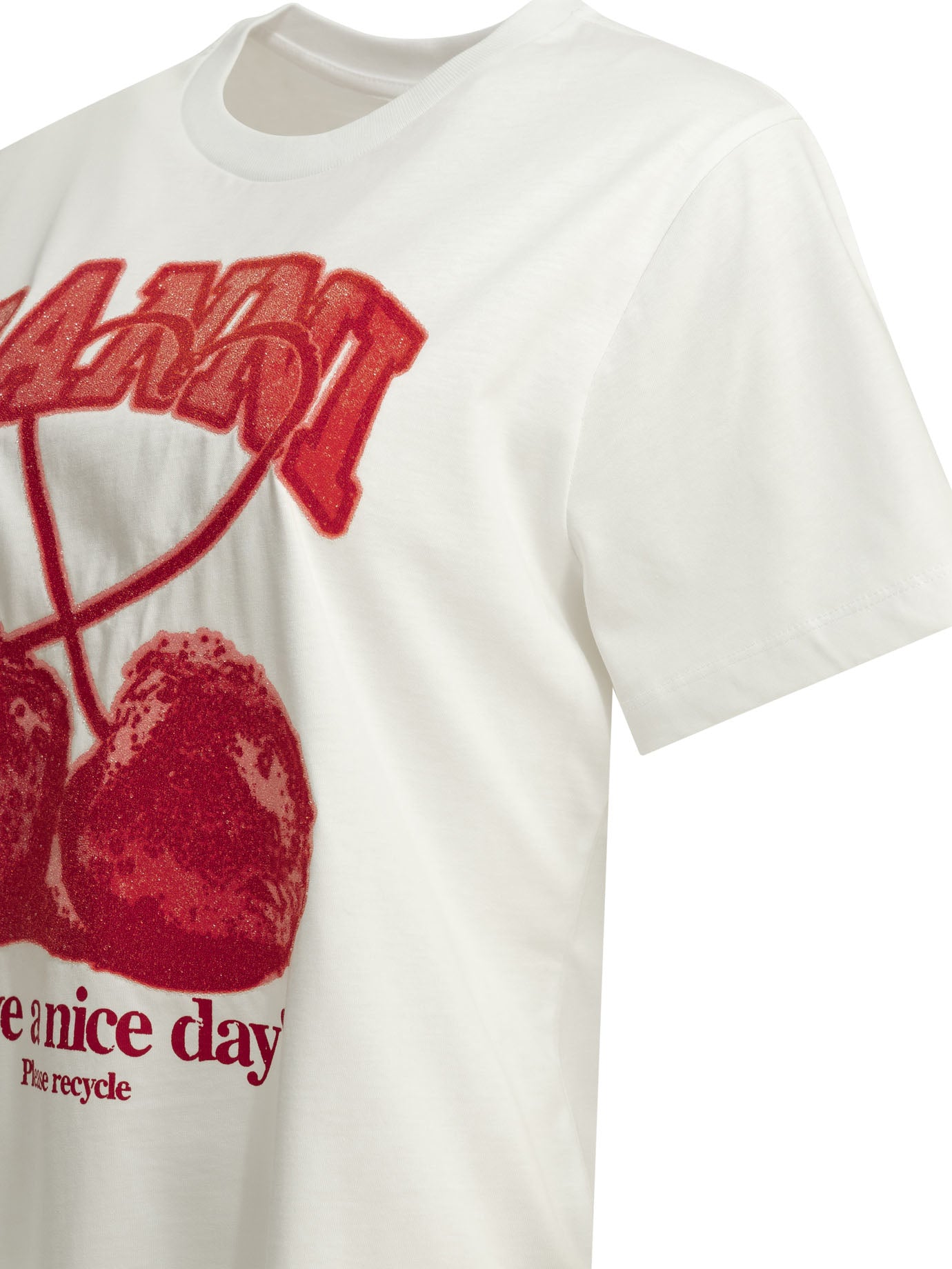 "Cherries" crewneck T-shirt T-shirts