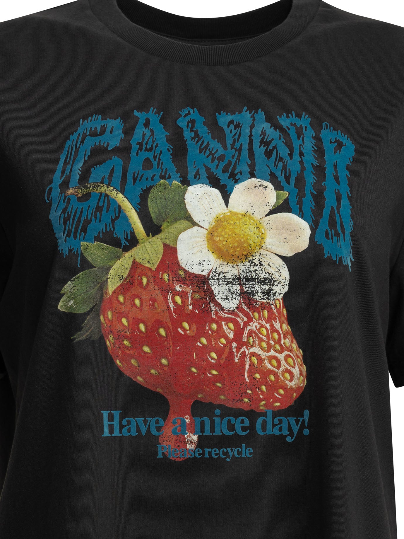 "Strawberry" crew-neck T-shirt T-shirts