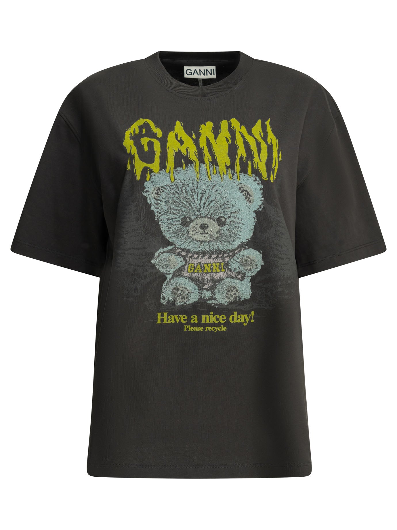"Forest Teddy" Crew-Neck T-Shirt T-shirts
