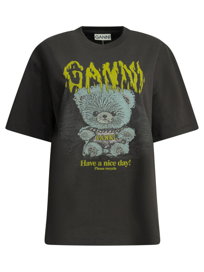 "Forest Teddy" Crew-Neck T-Shirt T-shirts