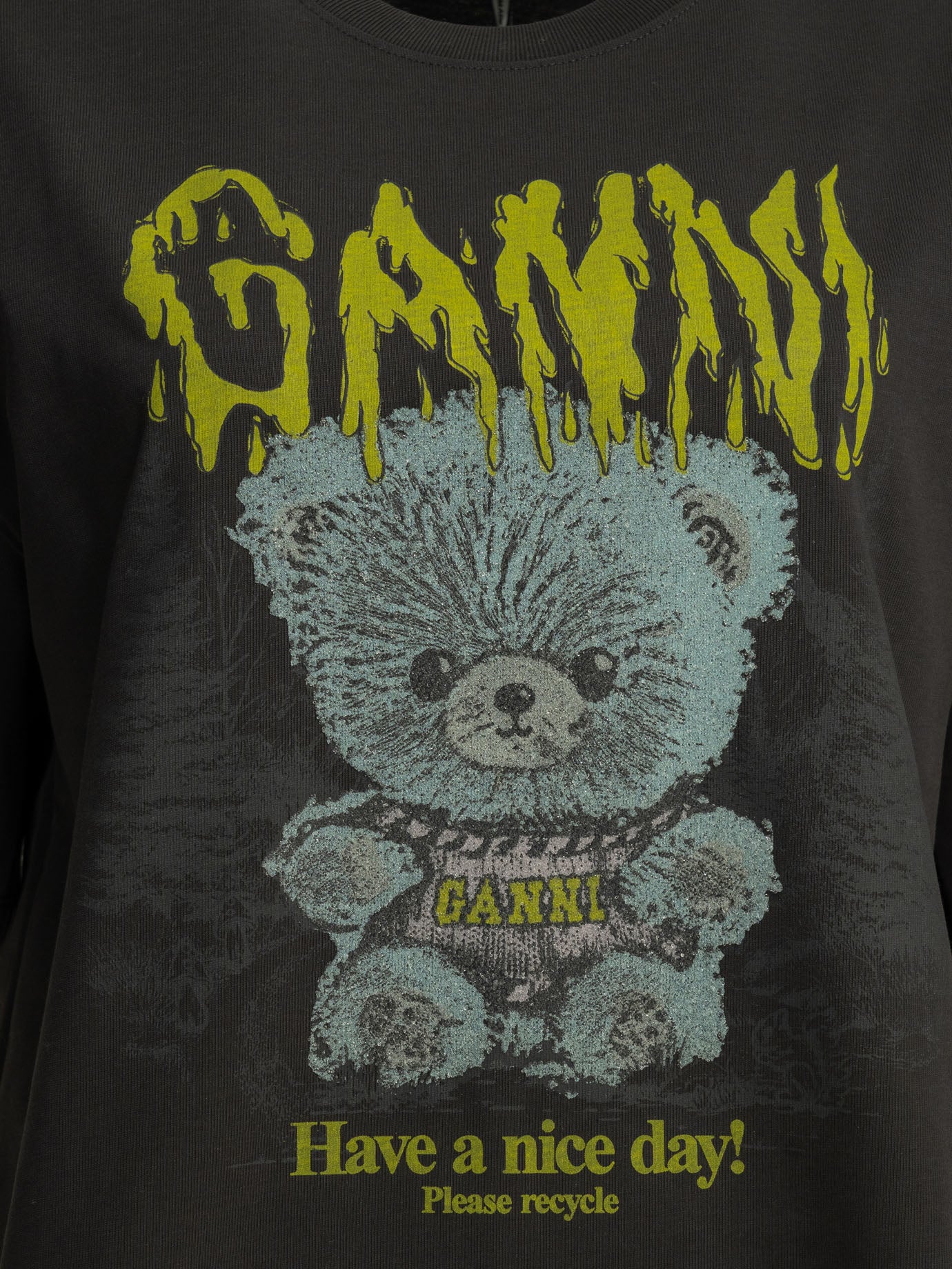 "Forest Teddy" Crew-Neck T-Shirt T-shirts