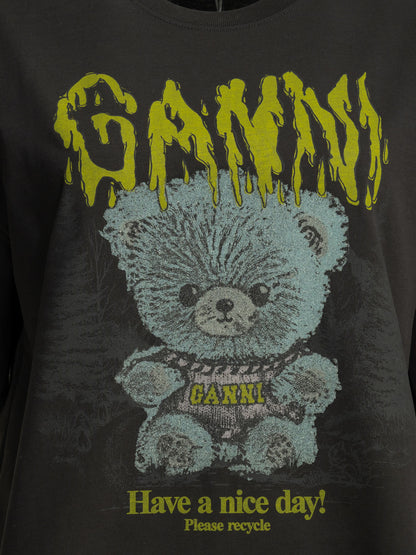 "Forest Teddy" Crew-Neck T-Shirt T-shirts
