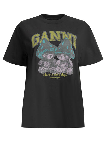 "Teddy Mushrooms" Crew-Neck T-Shirt T-shirts
