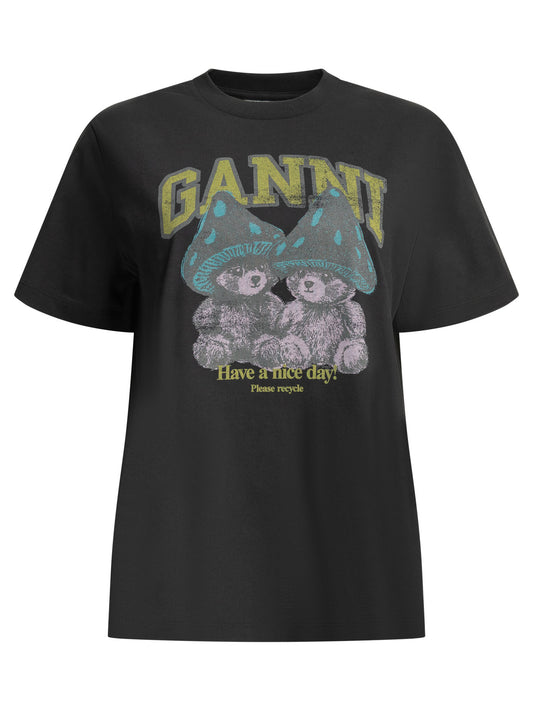 "Teddy Mushrooms" Crew-Neck T-Shirt T-shirts