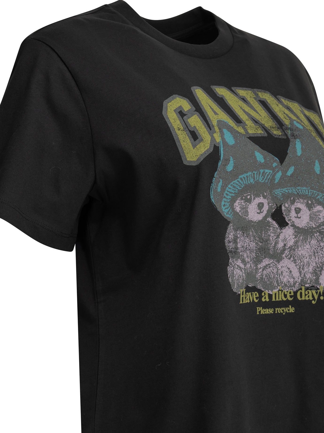 "Teddy Mushrooms" Crew-Neck T-Shirt T-shirts
