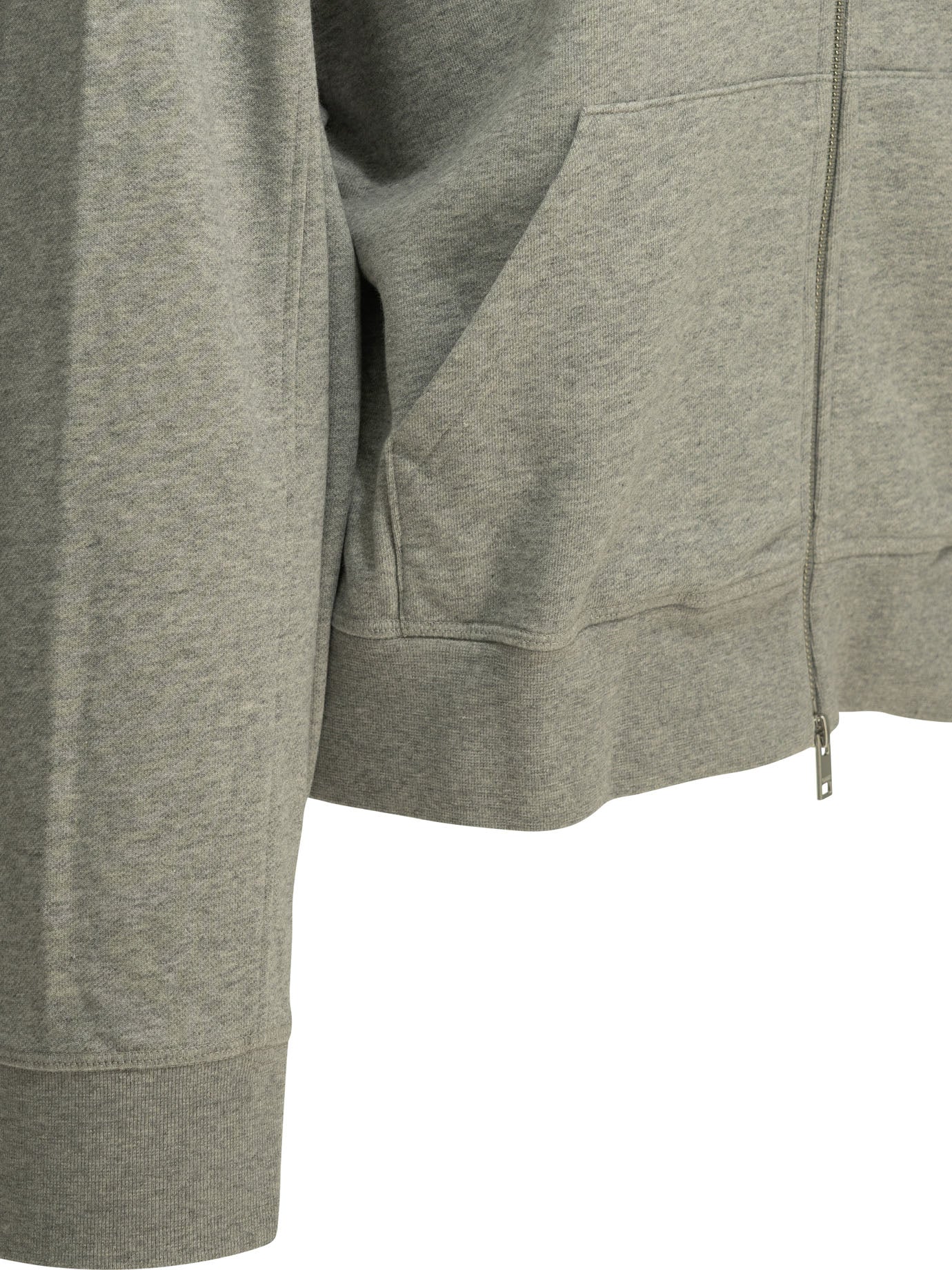 Sweatshirt with zipper and logo Sweatshirts