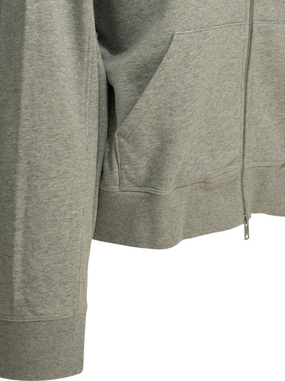 Sweatshirt with zipper and logo Sweatshirts