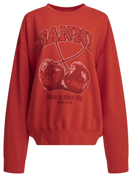 "Cherries" crewneck sweatshirt Sweatshirts
