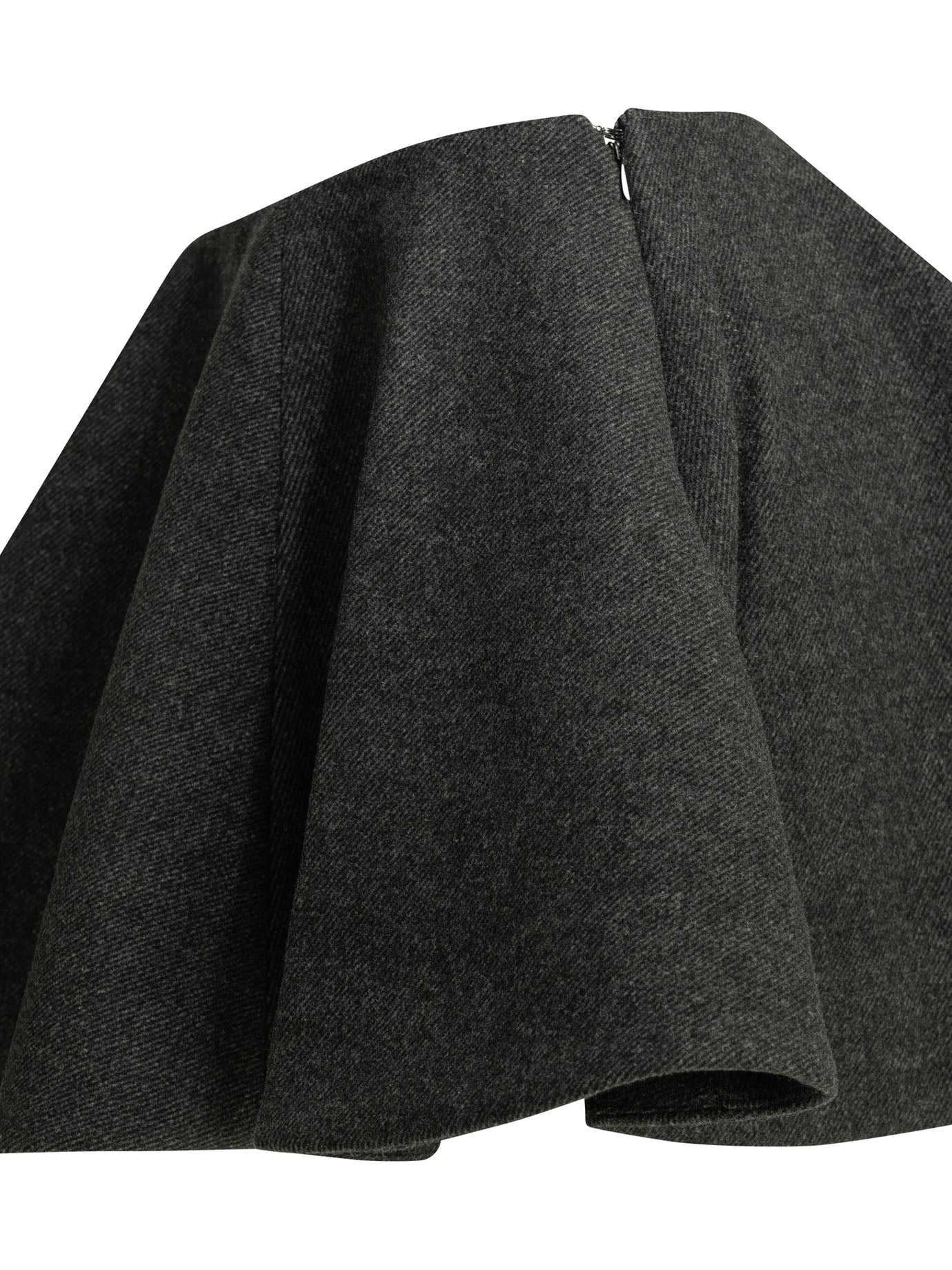 Flared wool miniskirt Skirts