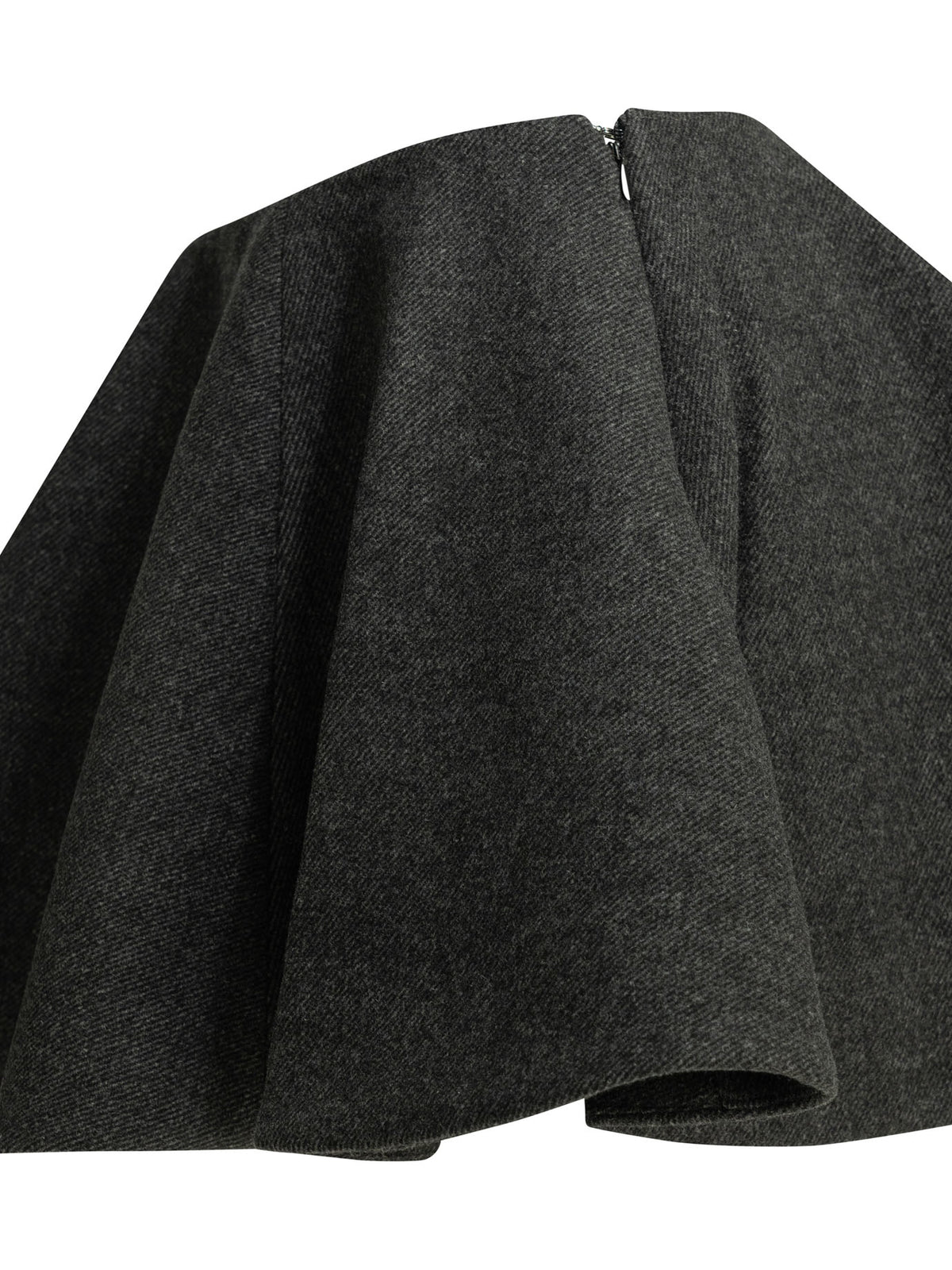 Flared wool miniskirt Skirts