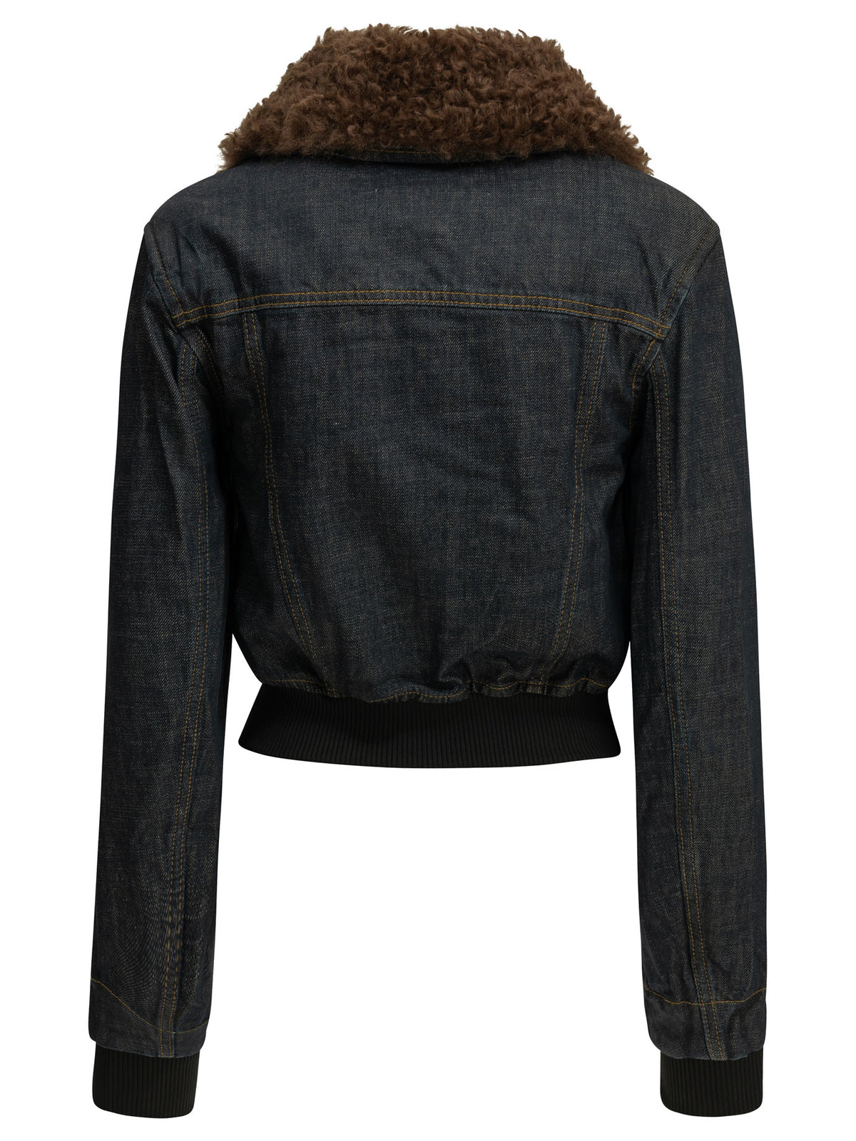 Flamed denim jacket Jackets and Coats