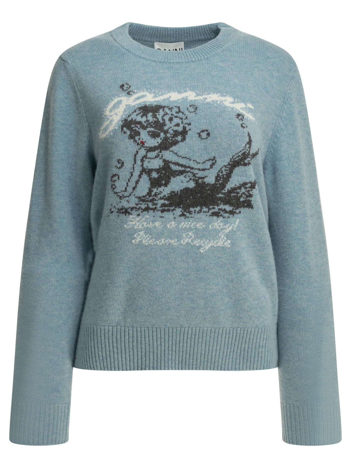 "Mermaid" Crew-neck sweater Knitwear