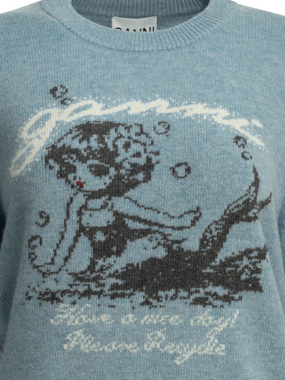 "Mermaid" Crew-neck sweater Knitwear