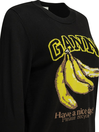 "Banana" Round neck sweater Knitwear