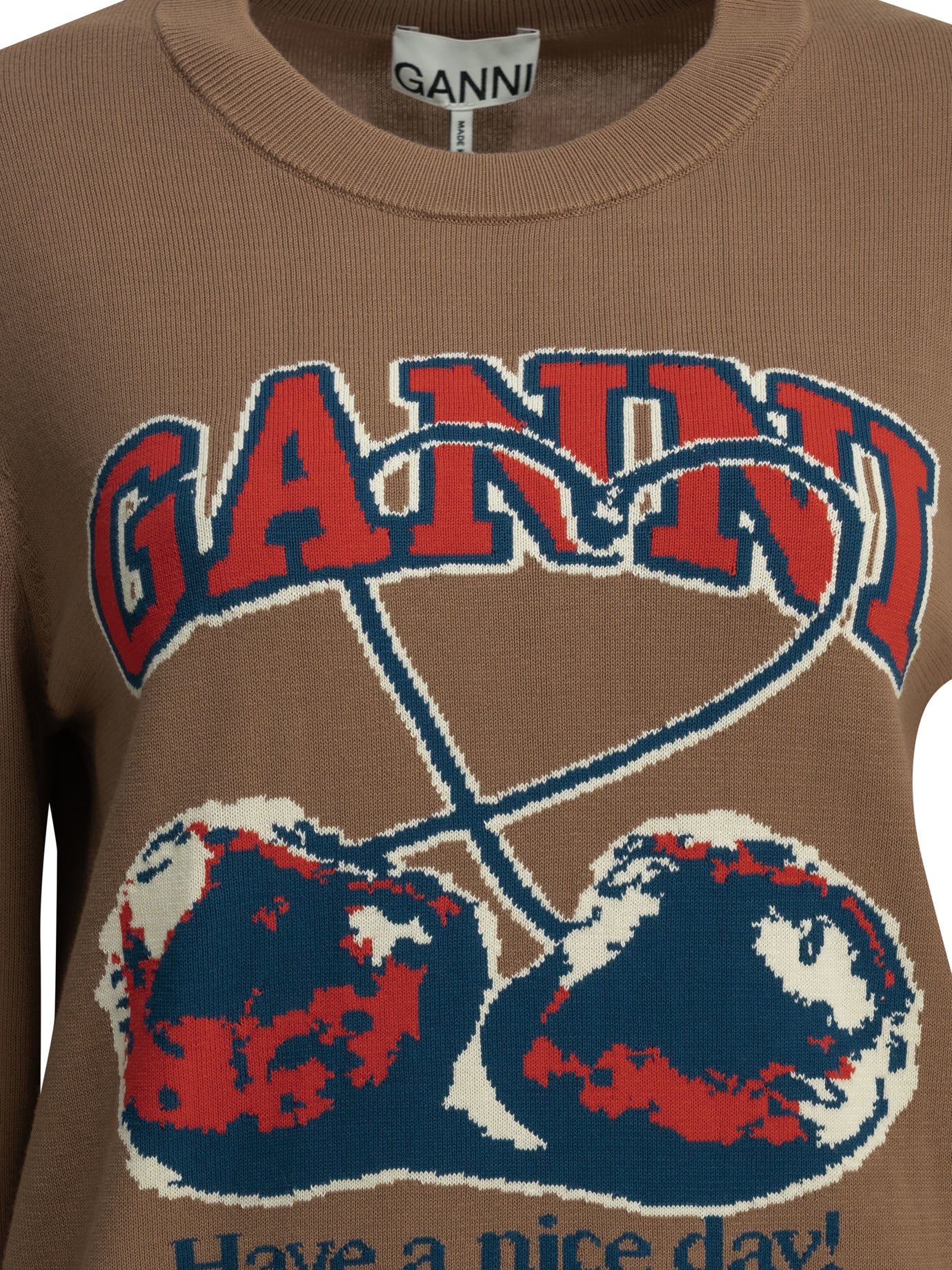 "Cherry" crewneck sweater Knitwear
