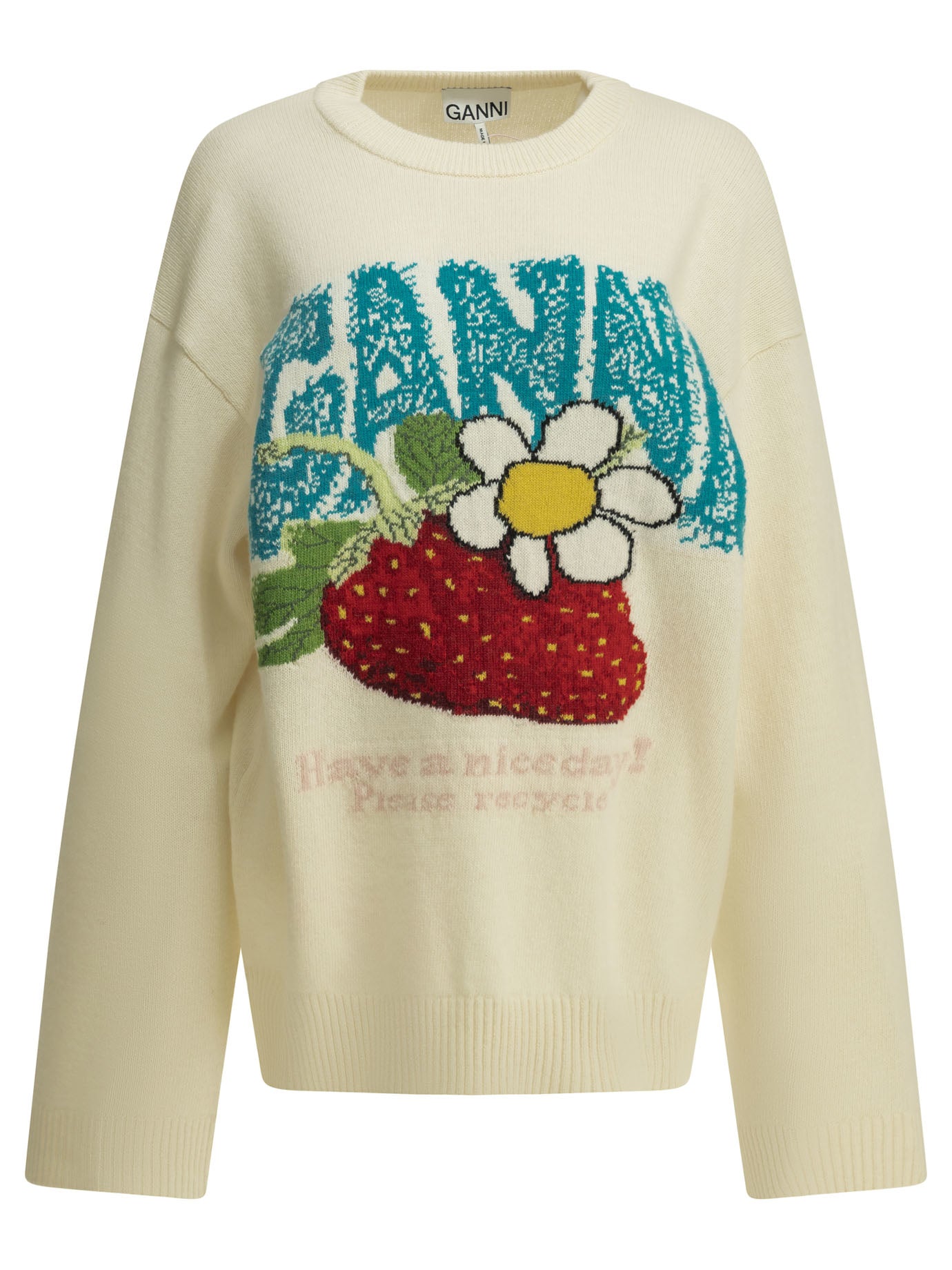 "Strawberry" Crew-neck sweater Knitwear