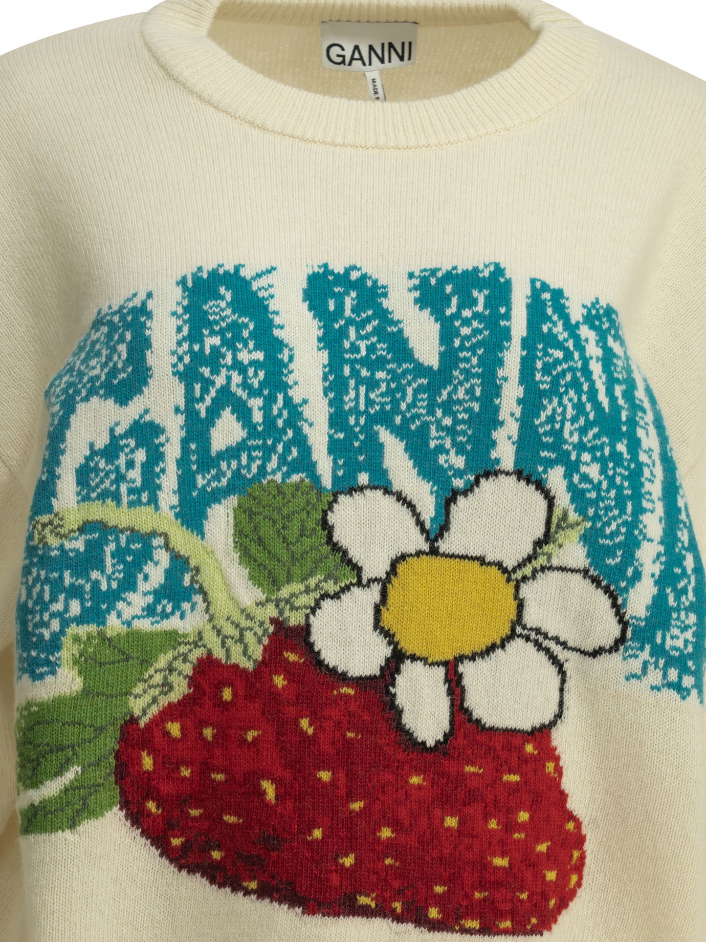 "Strawberry" Crew-neck sweater Knitwear