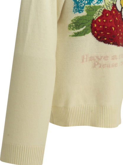 "Strawberry" Crew-neck sweater Knitwear