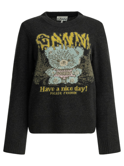 "Teddy" Crew-Neck Sweater Knitwear