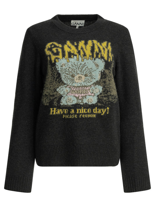 "Teddy" Crew-Neck Sweater Knitwear