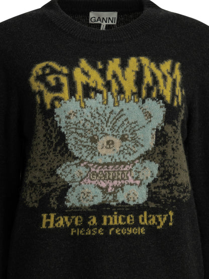 "Teddy" Crew-Neck Sweater Knitwear