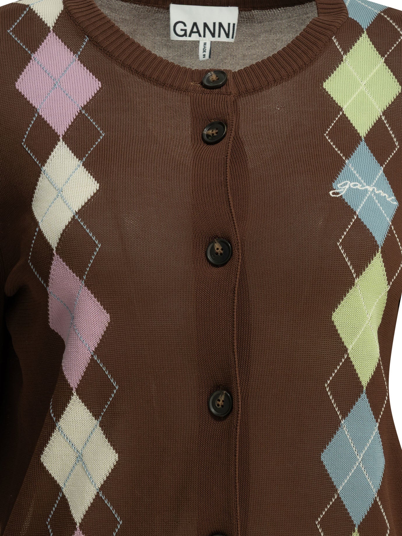 "Argyle" Cardigan Knitwear