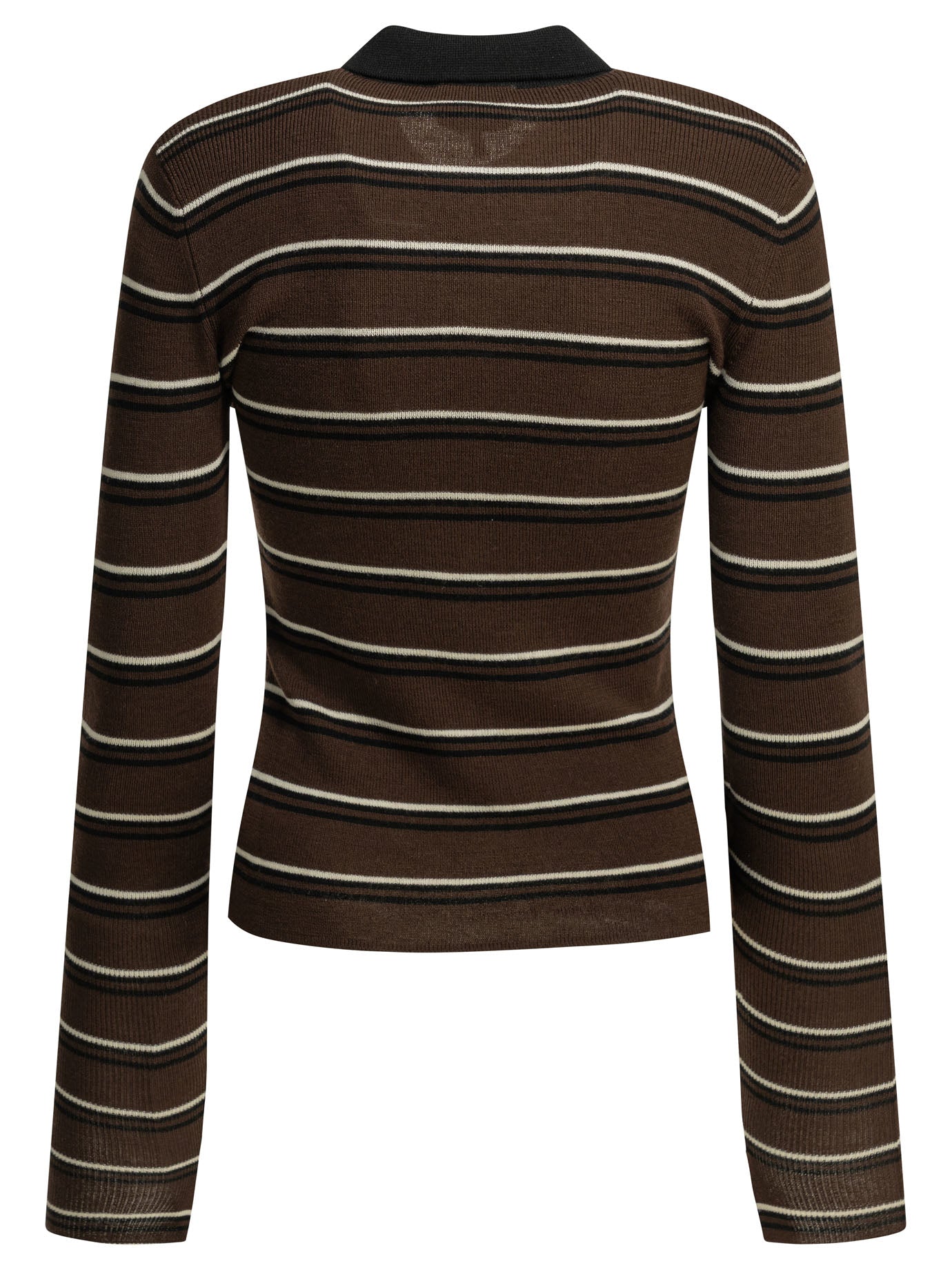 Striped wool polo sweater Knitwear