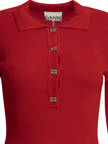 Merino wool polo sweater Knitwear