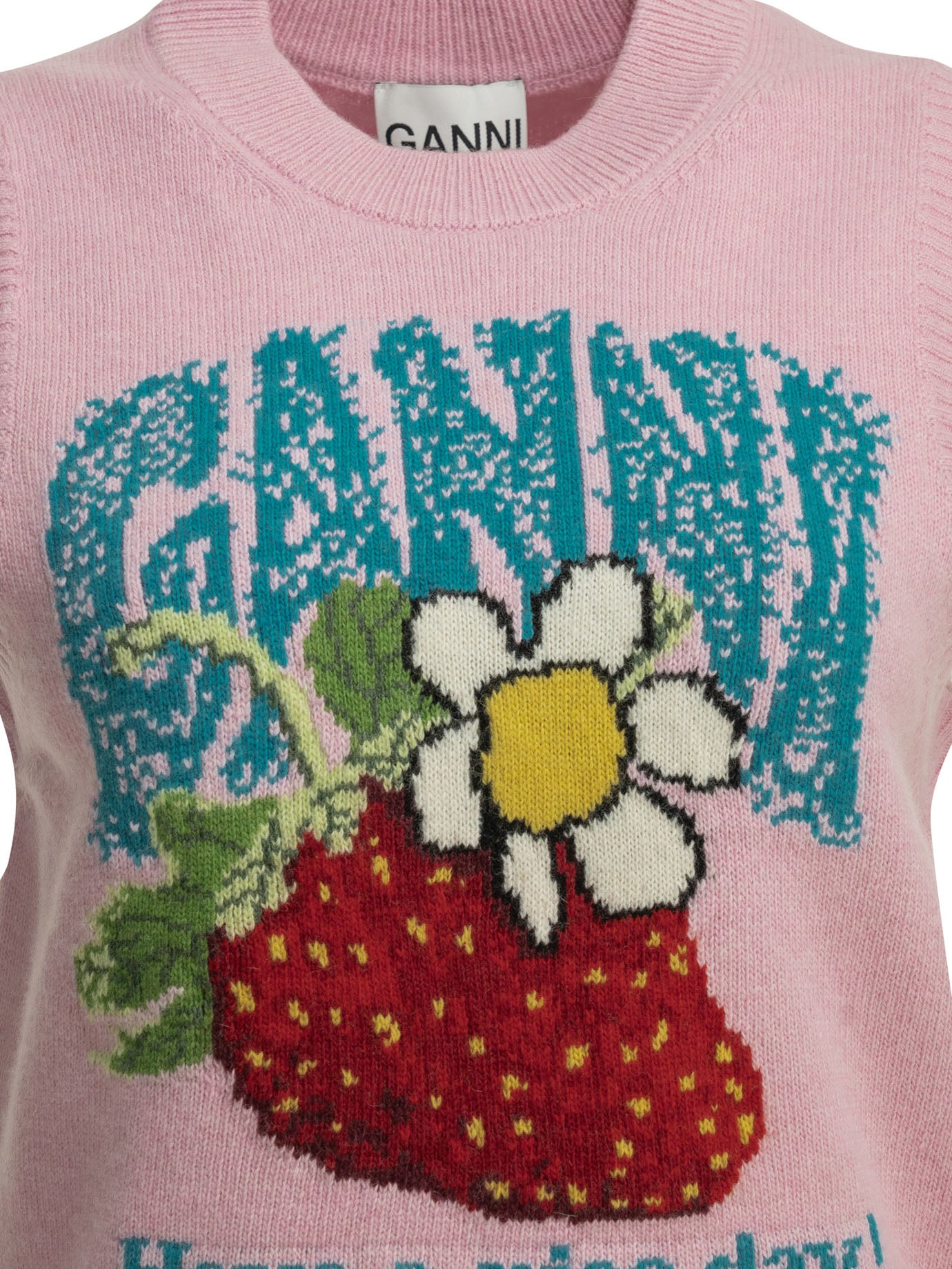 "Strawberry" vest Knitwear