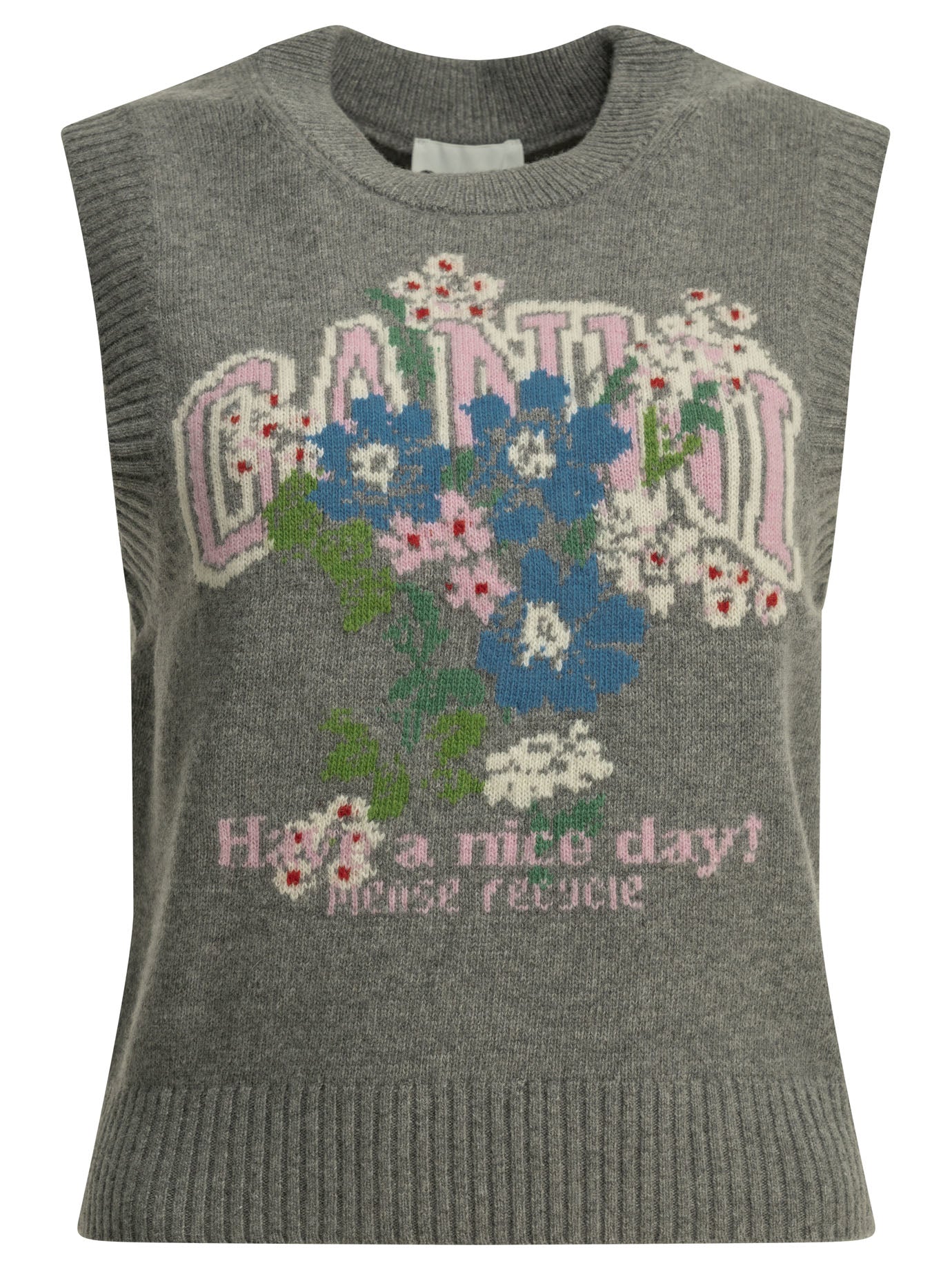 "Flowers" Vest Knitwear