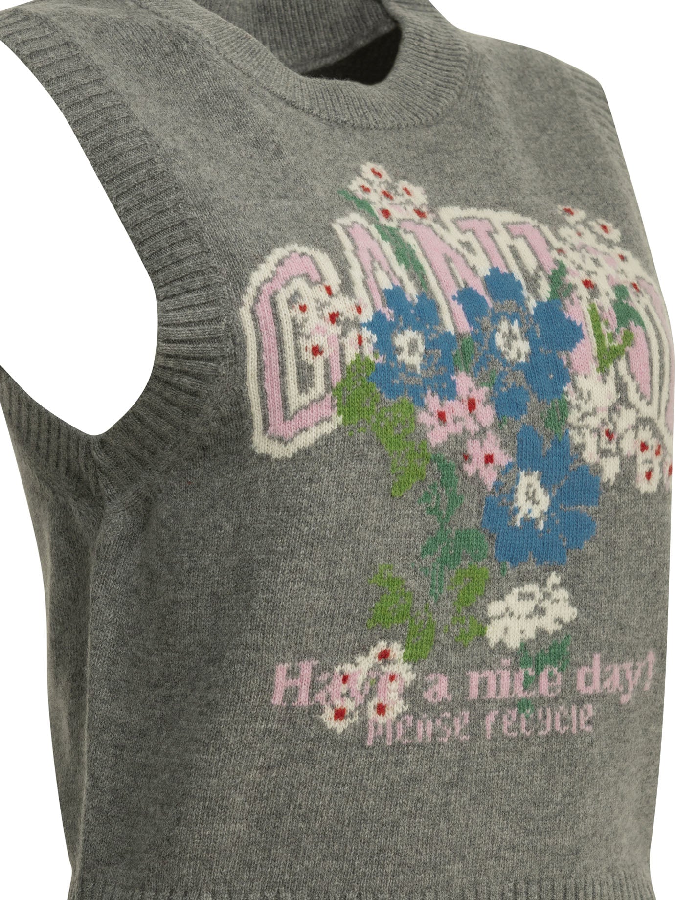 "Flowers" Vest Knitwear