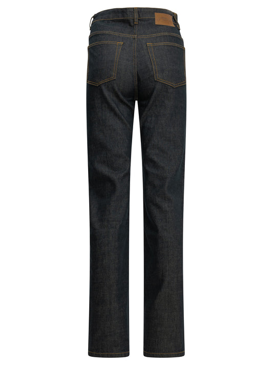 "Fold" Straight-Leg Jeans Jeans