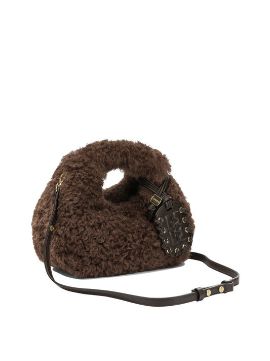 "Mini Hobo Faux Fur" Small Handbag Handbags
