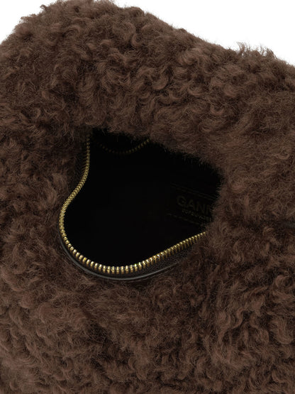 "Mini Hobo Faux Fur" Small Handbag Handbags