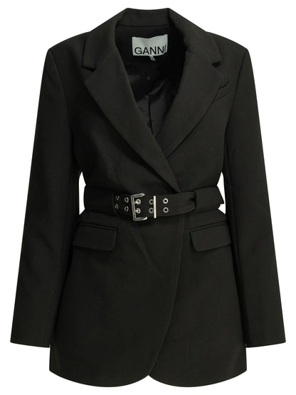 Crepe blazer Jackets and Coats