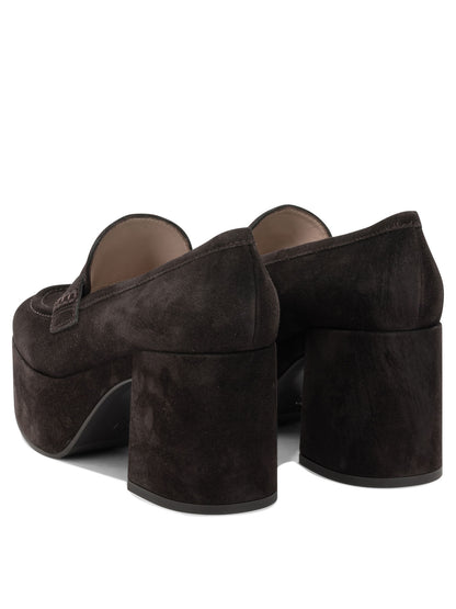 "Jenna 75MM" Heeled Loafers Loafers & Slippers